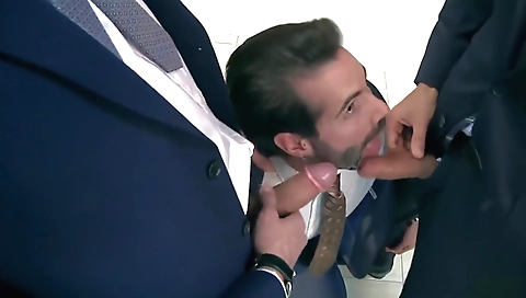 Spanish step dad's first time in