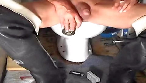 Hot and sexy blonde plays with her sex toy