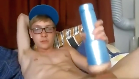 Shake & cum on her ass