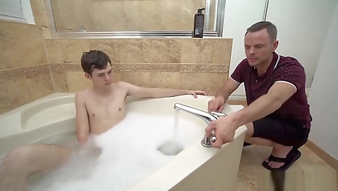 As celebrer and fucking at the house ofgy