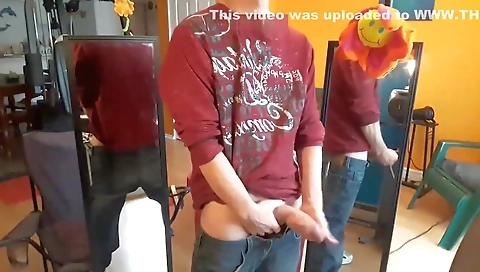 Spying and fucking in the kitchen