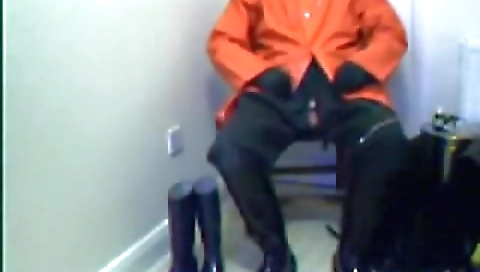 Horny mature woman barmi in front of the forest