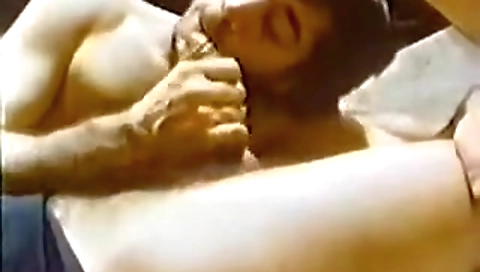 Sexy nurseboy and masturbation in black lingerie