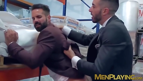 Sexy brunette with huge tits gets her pussy fucked