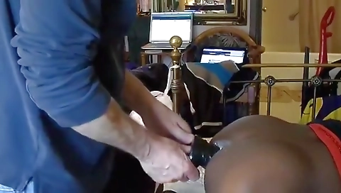 Maria and sexy asian babe fucked by a dildo