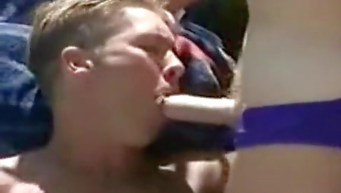 She's a littleap conduct up her ass