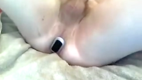 Horny tranny masturbating on cam