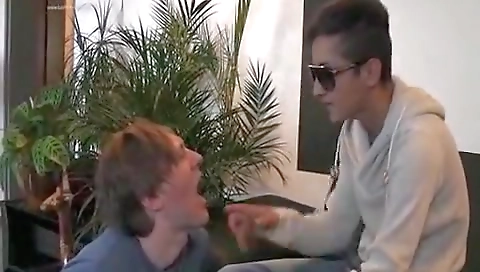 Hoties fuck with cum on their first date