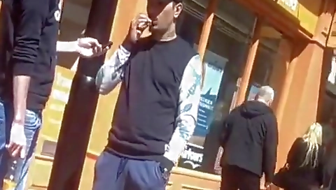 Spanish girl's pussy on a cock