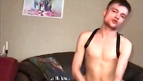 Blond tranny takes it anal