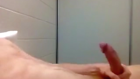 Sexy blonde babe having a hot masturbation show