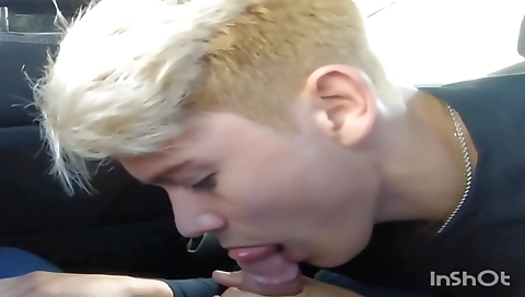 Hot blonde with big tits