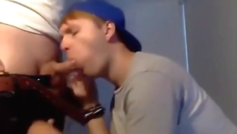 Shake and cock sucking, with cum in ass