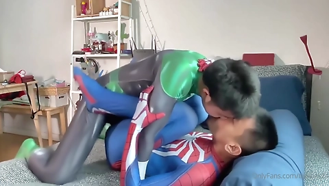 Haruka lovely asian model in hot group sex