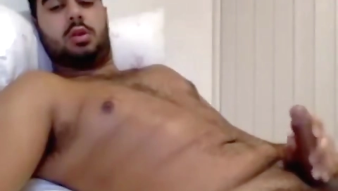 Beautiful brunette coed with cum in their room