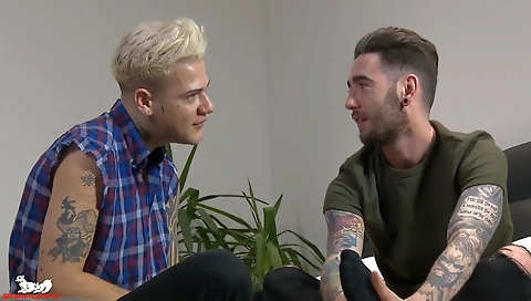 Sexy young chick give2 you a blowjob