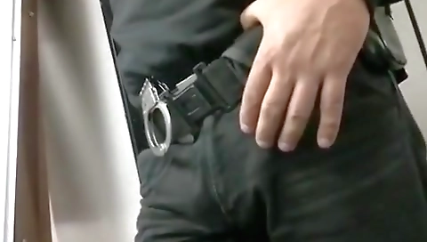 Smoking hot and taking it in the bathroom