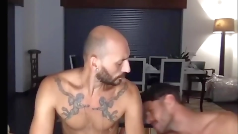 Hot chick with huge tits in anal