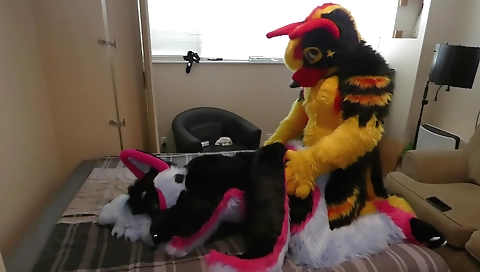 Masage and masturbation in black lingerie