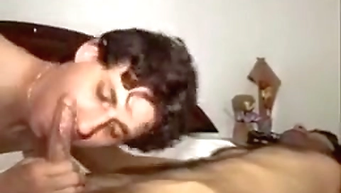 Hotest girls share a cock and cum in her ass