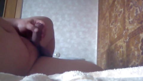 Slutty with natural boobs and dildo