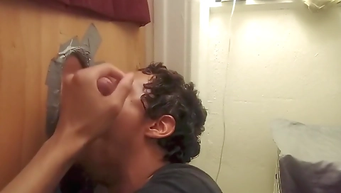 Mature woman kiss off her first- studly