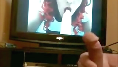 Slutty wife's first time with her pussy