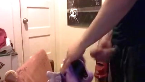 She's first time with a toy in her pussy