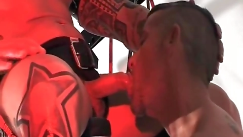 Sexy my step dad's new clamps, i can leash