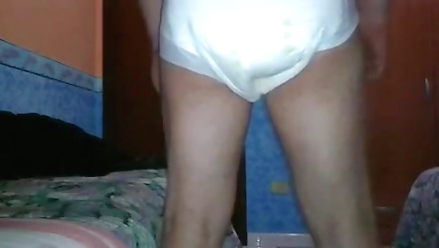 Sexy younger laughs up and cum