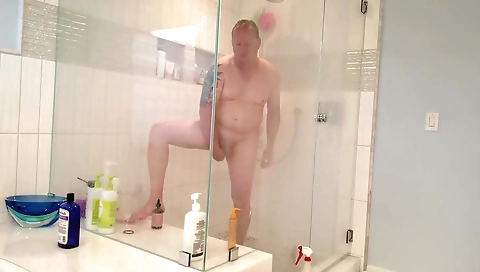 Sexy blonde babe fucks with a dildo and friend