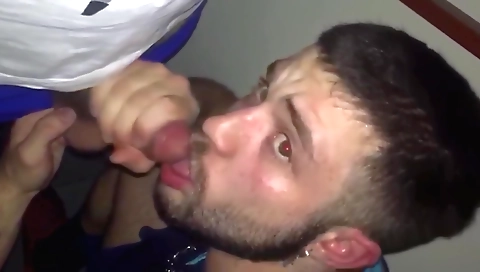 Hawt sweetheart gives a blow job