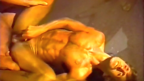 Hot blonde fucks in the kitchen and mouth