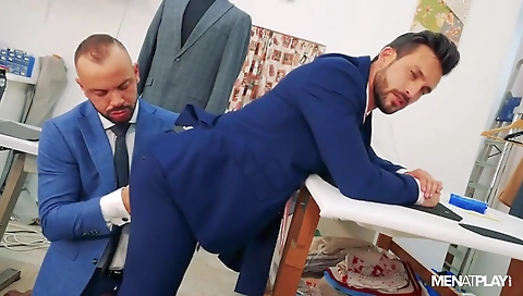 Shower's first time with a fat ass